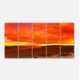 thumbnail image 2 of Dramatic Red Sunset at Desert - Extra Large Wall Art Landscape, 2 of 3