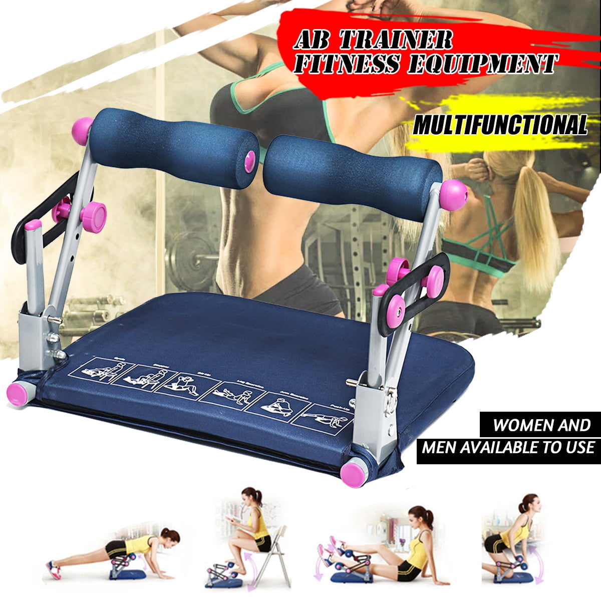 077 Sunny Health /& Fitness Squat Assist Row-N-Ride Trainer for Squat Exercise and Glutes Workout Sunny Distributor Inc NO