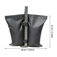 thumbnail image 3 of OULII 1Pc Tent Weight Bags with Hook and Loop Durable PU Canopy for Outdoor Use, 3 of 8