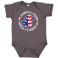thumbnail image 3 of Inktastic My Grandpa is a Veteran Military Family Boys or Girls Baby Bodysuit, 3 of 5