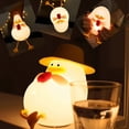 thumbnail image 4 of Duck Night Light For Kids,led Touch Bedside Lamp Phone Stand,silicone Animal Kawaii Children Room Desk Decor, 4 of 5