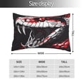 thumbnail image 2 of Balery Fierce Red Viper Graphic Art Funda de Cojín Estampada, Regalos para Mujeres, Regalos de Amor para Ella, Regalos para Novia o Esposa, Funda de Almohada-16"x24", 2 of 6
