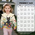 thumbnail image 6 of Yuyamidu Black Cat Sweatshirt Toddler Girl 2T 3T Beige Ruffle Shoulder Sleeve Sweatshirts Kids Cute Graphic Pullover Sweater Tops Comfy Crewneck Fall Outfits Novelty Soft Outdoor Workout Clothes, 6 of 8