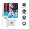thumbnail image 2 of Olaf Luz nocturna LED con sensor de anochecer a amanecer para dormitorio, baño, pasillo, escaleras - Lámpara LED nocturna de enchufe, 0.5W - 1 pieza, 2 of 6