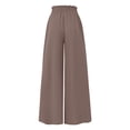 thumbnail image 6 of jiaxiM Boho Pants for Women Wide Leg Linen Palazzo Pants for Women Drawstring Cropped Womens Trousers Lounge Pants Summer Beach Vacation Outfits, 6 of 6