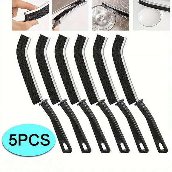 5Pcs Crevice Cleaning Brush Multifunctional Gap Cleaning Brush Tool Gap Brush for Kitchen Bathroom Tiles Window Track