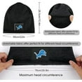 thumbnail image 4 of Lion Sport Logo Unisex Knitted Hat For Adults, Fleece-Lined For Autumn And Winter, Soft And Comfortable Buffet Hat/Ski Hat, 4 of 7