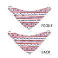 thumbnail image 3 of Sikiie red blue Snow Mountain Dog Bandanas-Dog Scarf Bib Kerchief Breed for Dogs and Small for Pets Gift-Medium, 3 of 5