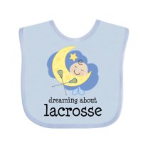 Inktastic Lacrosse Baby Dream About Boys or Girls Baby Bib