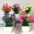 thumbnail image 2 of MYG Mini Simulation Blossom Bonsai Artificial Flower Plant Home Office Decoration, 2 of 5