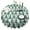 Green Christmas Tree, variant on Orange and Black Christmas Pattern Round Tablecloth 60"x60",Wrinkle Wipeable Table Cloth for Kitchen Dining Room Picnic Patio Party