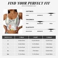 thumbnail image 5 of Lsque Happy Easter Printed Women'S Sports Bra, Compression, Moisture Wicking, High-Impact Sports Bra For Women,Supportive sports bra-Large, 5 of 8