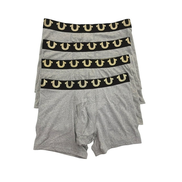 True Religion Modal Boxer Briefs 4-Pack - 4MU335TR (Light Grey, M)