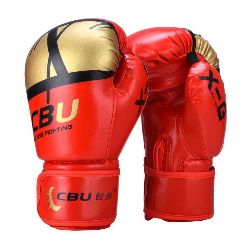 Men Women Kick Boxing Gloves PU Karate Muay Thai Guantes Gym Exercise