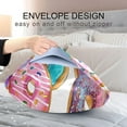 thumbnail image 5 of Coolnut Beautiful Donut Cake Pillowcase for Hair and Skin Silk Pillowcase Standard Size 20 ×26Inn, Soft and Breathable Slippery Satin Pillowcase Covers for Sleep Decor Giftsation 406, 5 of 7