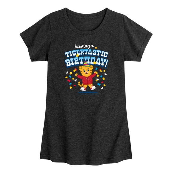 Daniel Tiger - Having A Tigertastic Birthday - Toddler Girls Short Sleeve T-Shirt