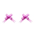 thumbnail image 1 of Advancent 200 Pieces Packing Pull Bow Ribbons Style Decoration Wrapping DIY Supplies Reusable Party Decor Present for Birthday Saving Time rosa violeta claro 2Conjunto, 1 of 6