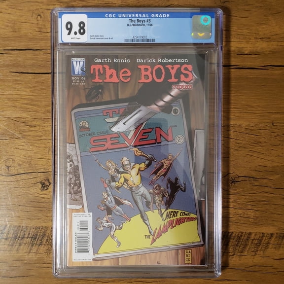 The Boys #3 - CGC 9.8 Comic Book