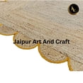 thumbnail image 5 of Jaipur Art And Craft Yellow Border Jute Area Rug Rectangle Hand Braided Floor Carpet (8x10 Sq ft), 5 of 7