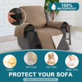 thumbnail image 2 of POINTERTECK Housse de Fauteuil Inclinable 100 % Imperméable Housse de Canapé avec Poche Housse de Chaise Inclinable Vert 28”, 2 of 6