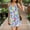 Blue, variant on XDDLITP Summer Romper for Women Boho Floral Print Sleeveless Jumpsuit with Pocket Spaghetti Strap Short Overalls Romper Summer Casual Comfy Loose Short Bib Overalls,Blue XL