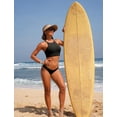 thumbnail image 4 of Top de Bikini CRZ YOGA Cuello Alto con Espalda Racer y Relleno Negro S, 4 of 6