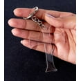 thumbnail image 7 of Traceease 3" inches Cross Shape With Hole Clear Acrylic Ornament Blank Transparent Keychain Pendantsfor DIY Crafts Projects - Pack of 25, 3mm Thickness - WE, 7 of 7