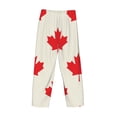 thumbnail image 3 of Lsque Happy Canada Day Print Men's Pajama Pants, Lounge Pant - Comfortable Home Wear,Elastic Waistband, Stylish Design-X-Large, 3 of 9
