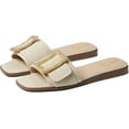 thumbnail image 2 of Sam Edelman Inez 3 Natural Squared Open Toe Slip On Strap Slides Sandals (Natural, 9), 2 of 2