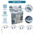 thumbnail image 6 of Blue Grey Coastal Table Runner 90 Inches, Nautical Shell Starfish Coral Summer Beach Bed Runner Dresser Scarves Tabletop for Indoor Outdoor Parties/Ceremony/Banquet, 13" x 90", 6 of 9