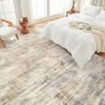 thumbnail image 2 of UERMEI Area Rug for Living Room: 5x7 Thickened Washable Neutral Abstract Modern Soft Rugs Non Slip Indoor Floor Stain Resistant Carpet for Bedroom Dining Room Office Nursery - Golden Brown, 2 of 8