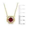 thumbnail image 2 of Everly Women's Created Ruby 14k Yellow Gold Necklace, 2 of 5