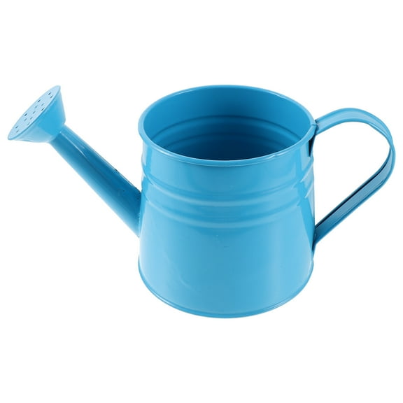 Troglfold watering can Metal Watering Can for Plants Indoors Outdoors Blue,8.66"X3.94"X3.94"