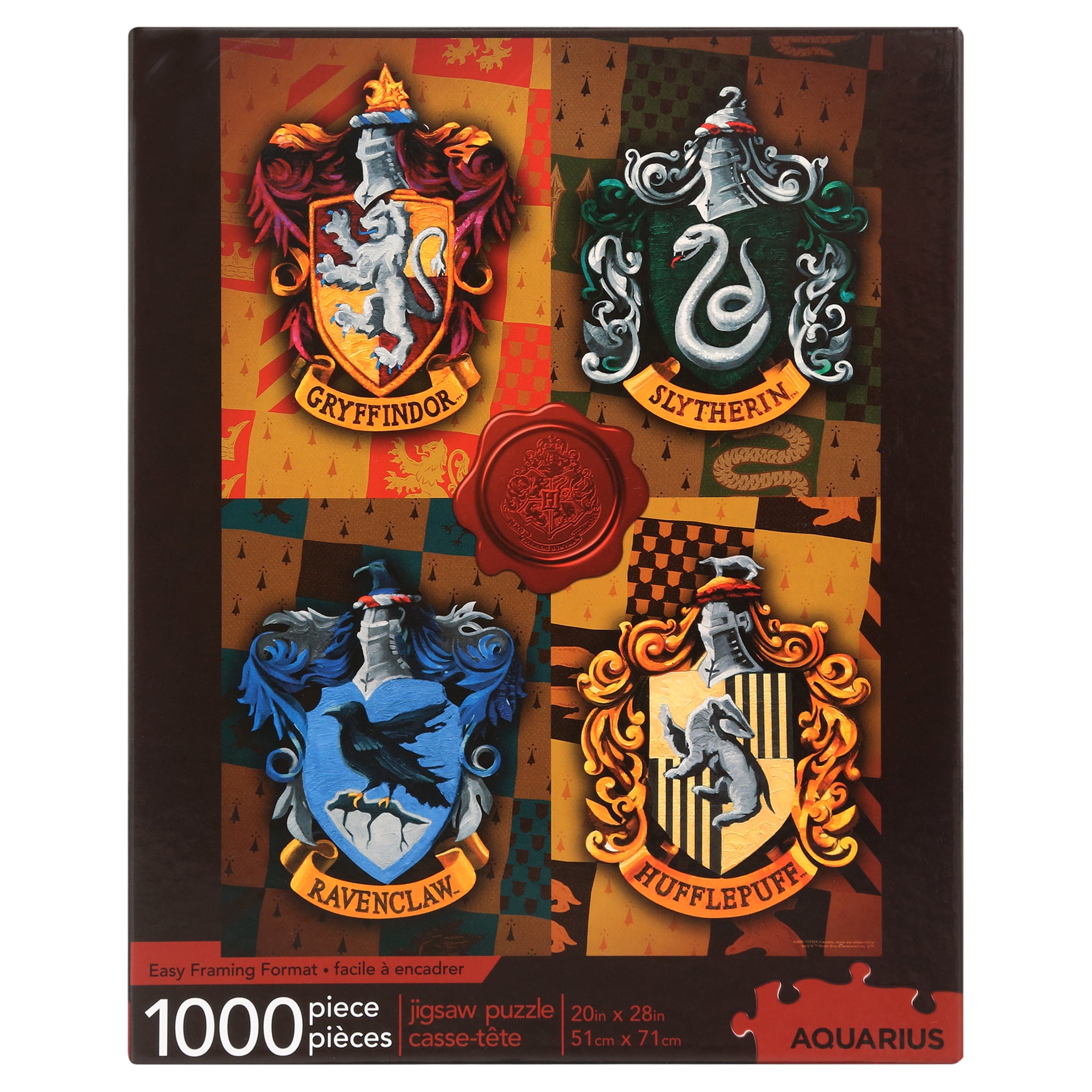 Aquarius - Harry Potter Crests - 1000 Piece Jigsaw Puzzle
