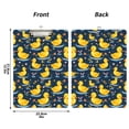 thumbnail image 3 of ALAZA Plastic Clipboard A4 Letter Size Decorative Clipboards for Students Women Men 9" x 12.5" Cartoon Duck Flowers, 3 of 6