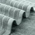 thumbnail image 4 of Juego de 4 toallas de baño Avalon, muy suaves, 30 x 150 cm, color gris claro, 4 of 7