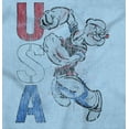 thumbnail image 2 of Popeye the Sailor Man USA Patriot Romper Boys or Girls Infant Baby Brisco Brands 12M, 2 of 7