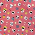 thumbnail image 6 of Summerween Crafted by Catherine Soft Microfiber Sheet Set, 3-Piece, Fiesta Skulls, Twin-XL, 6 of 7