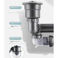 thumbnail image 2 of Kitchen Sink Deodorization Sink Drain Hose Drain Filter Double Tank for Wash Basin Bathroom Sewer Ac, 2 of 5