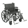 thumbnail image 3 of Drive Medical Sentra Extra Heavy Duty Wheelchair, Detachable Desk Arms, Elevating Leg Rests, 24"Seat, 3 of 3