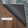 thumbnail image 5 of Addison Rugs Mayfield Premium Machine Washable Transitional Damask Teal Rectangle Rug, 3' x 5', 5 of 6