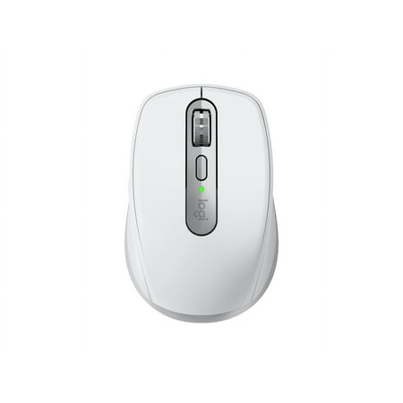 Logitech - MX Anywhere 3S for Mac Wireless Bluetooth Fast Scrolling Mouse with Programmable Buttons - Pale Gray