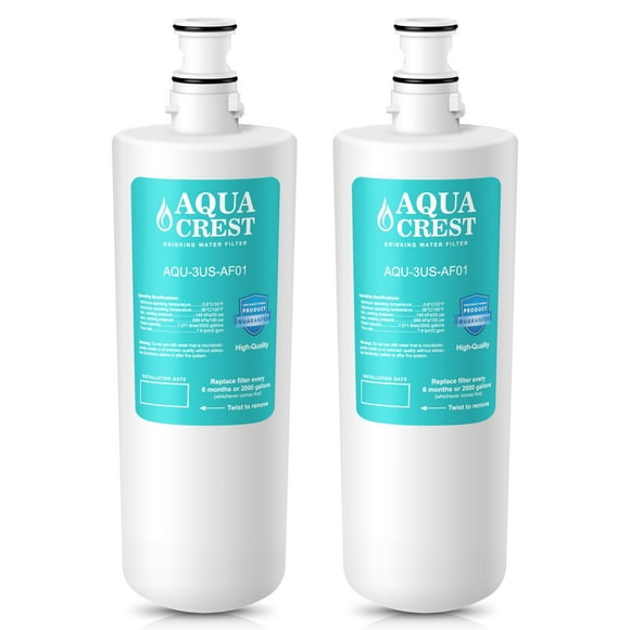 AQUACREST 3US-AF01 Replacement for Filtrete 3US-AF01 Standard Undersink Water Filter, 2 Pack