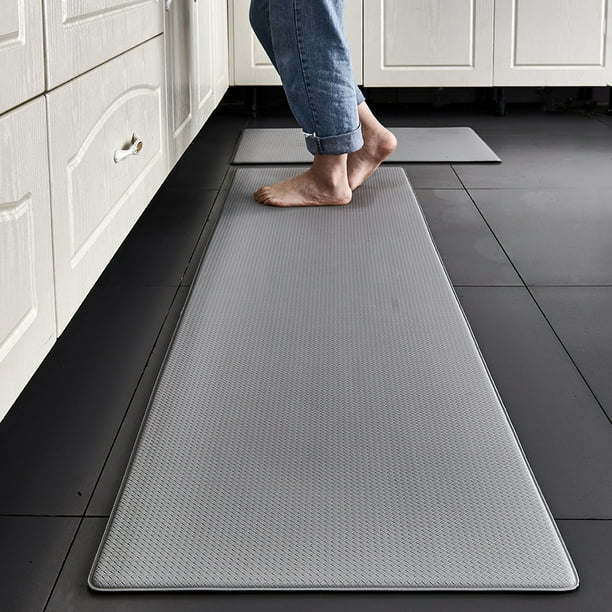 Kitchen Rugs, Cushioned AntiFatigue Kitchen Runner, Non Skid