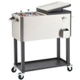 thumbnail image 5 of TRINITY 80 Quart Stainless Steel Cooler w/ Shelf, 5 of 6