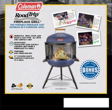 Coleman Roadtrip Fireplace Grill Walmart Com