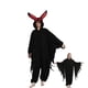 thumbnail image 2 of Traje de Mothman con cremallera para adultos, mono de Animal Kigurumi de lana para Cosplay, pijamas, disfraz de dibujos animados para mascarada, monos de fiesta de Halloween, 2 of 4
