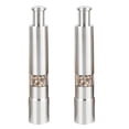 thumbnail image 2 of Yialzm Stainless Steel Pepper Spice Grinder Set Thumb Push One Hand Operation Portable Kitchen Gadget for Fast Efficient Grinding Suit for Home Cooking Restaurants, 2 of 7