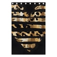 thumbnail image 4 of Leopard Skin Heart Striped Black Out Curtains 84 Inch Length for Bedroom Living Room Windows 2 Panels Set, 4 of 6