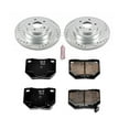 thumbnail image 3 of PowerStop Rear Z23 Evolution Sport Carbon-Fiber Ceramic Brake Pad and Drilled & Slotted Rotor Kit Fits: SUBARU Select Models K4932, 3 of 10